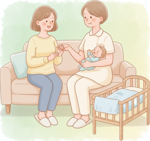 NICU・GCUから退院した赤ちゃんのお世話に不安をお持ちの方へ 授乳状況や沐浴などご自宅での育児へのご相談とサポートをお受けしています
